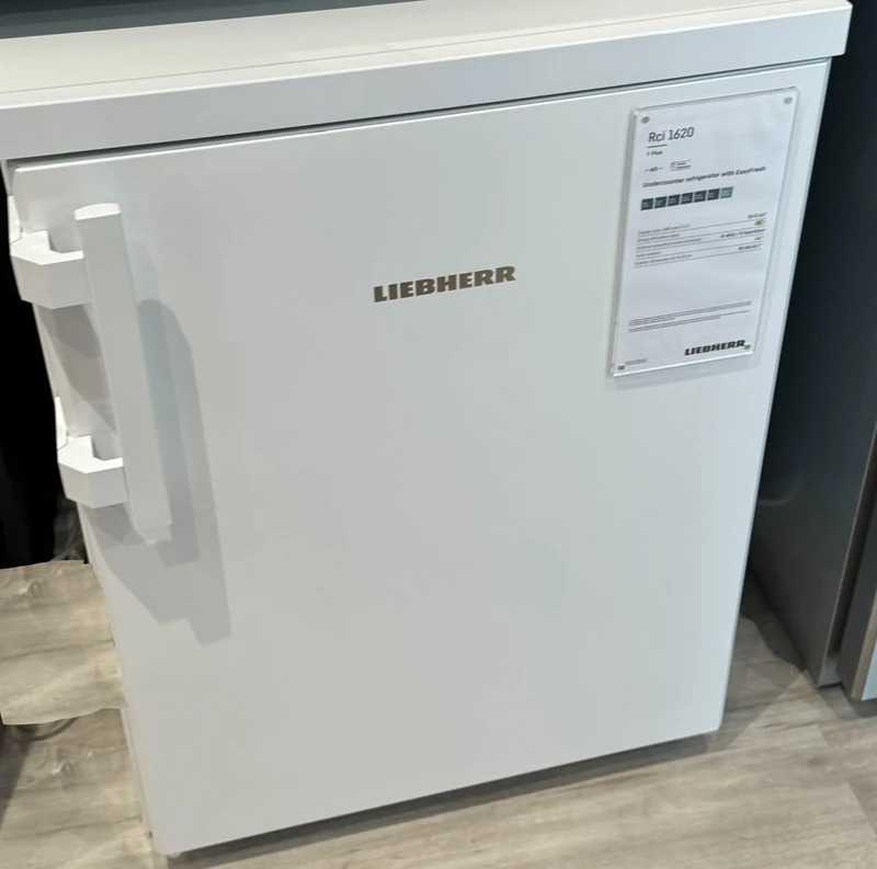 Liebherr Plus RCI1620 60cm 141L Easy Fresh Under Counter White Larder Fridge