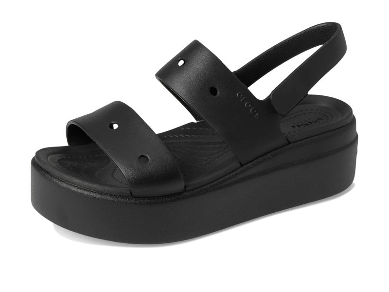 Crocs Womens,Brooklyn 4U, Black, 3 UK Women