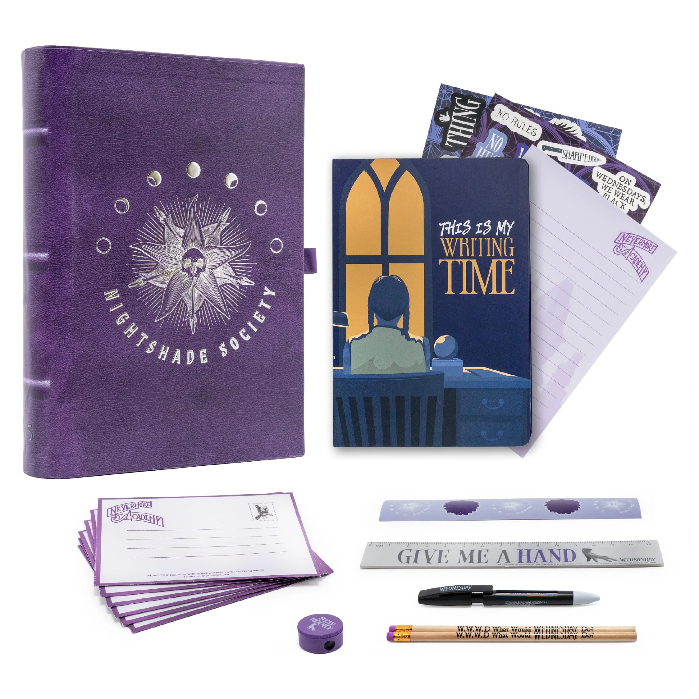 Blue Sky Studios Wednesday Addams Gifts Wednesday Keepsake Box Nightshade Book Gothic Collectible Set Merchandise Merch Wednesday Gifts