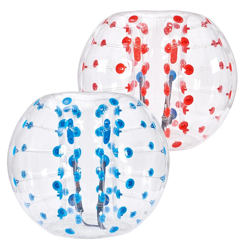 VEVOR 2-Pack 5FT/1.5M Inflatable Bumper Balls for Teen & Adult, 0.8mm Thick PVC, 59.1 Inch Diameter, 265 lbs Weight Limit - Image 1