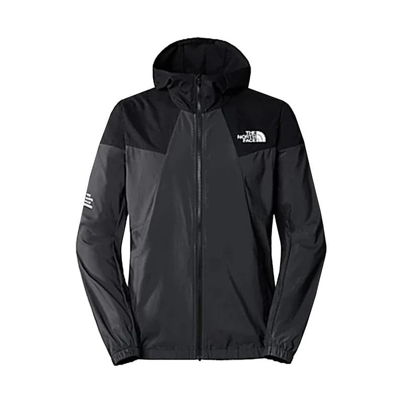 The North Face Wind Jacket Asphalt Grey/Tnf Black L
