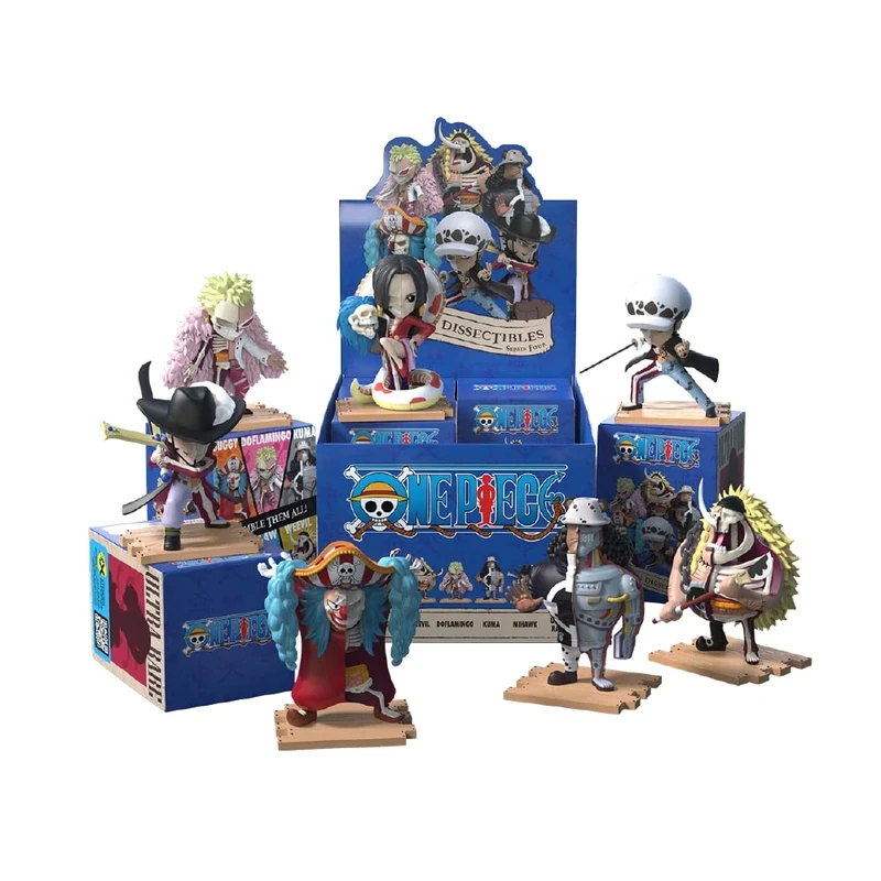 Mighty Jaxx Freeny's Hidden Dissectibles One Piece (Warlords Edition) | Sealed Tray of 6 - Contains No Duplicates | Blind Box Collectible Figurines