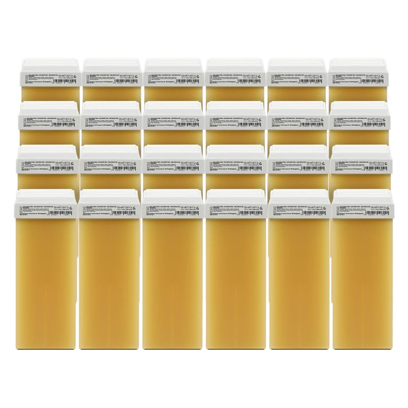 RESTASE | Liposoluble Depilatory Wax Roll with Micromic, for Sensitive and Short and Difficult Skin, 24 x 100 ml, Made in Italy