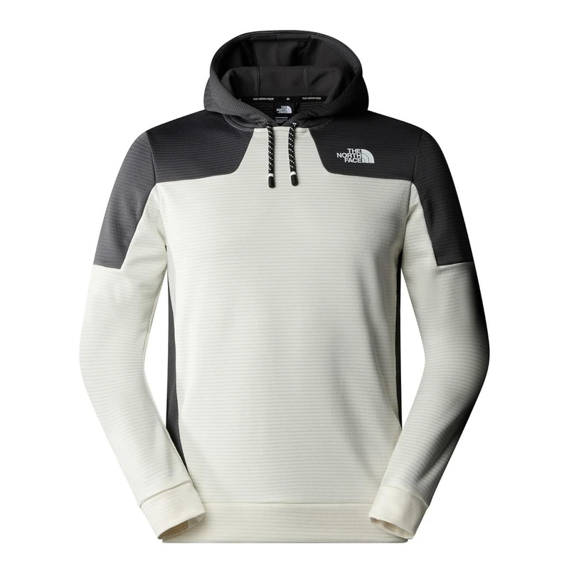 The North Face Mountain Athletics Hooded Sweatshirt White Dune/Anthracite Grey M