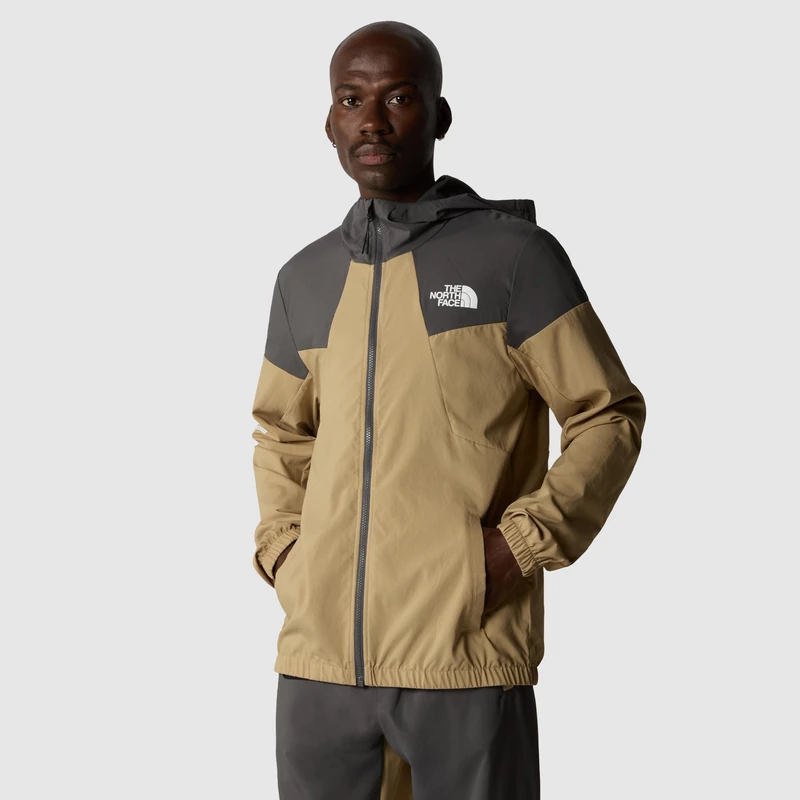 The North Face Wind Jacket Kelp Tan/Anthracite Grey XL