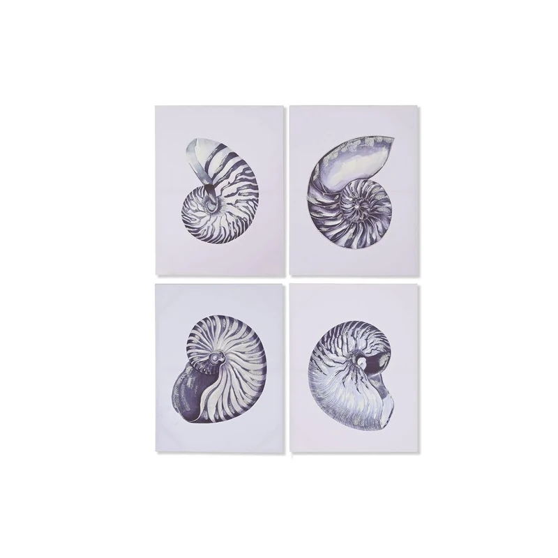 Home ESPRIT Conch Picture 60 x 2.5 x 80 cm (4 Units)