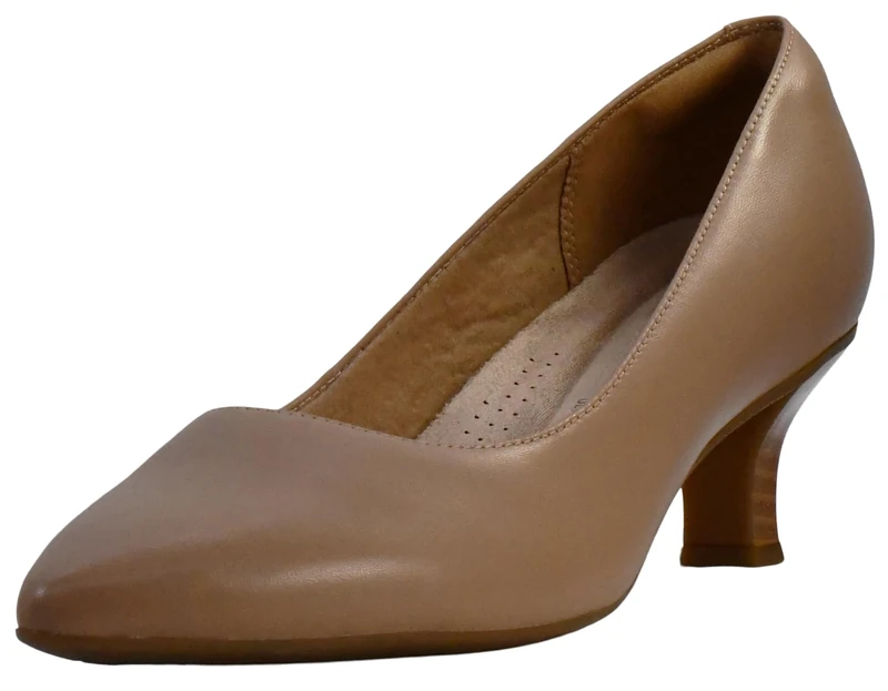 Clarks - Womens Kepley Vine Shoes, Color Warm Beige, Size: 3 UK