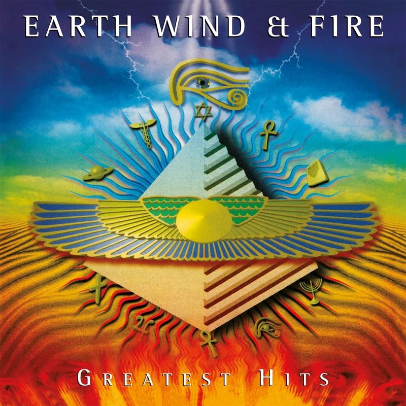 Earth Wind and Fire Greatest Hits (Gatefold sleeve) [180 gm 2LP Transparent Blue Coloured Vinyl] [VINYL]