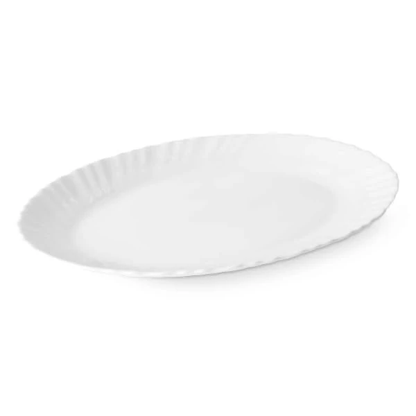 Vivalto Kitchen Dish White Glass 30.5 x 2.5 x 23.5 cm (24 Units) - Image 1