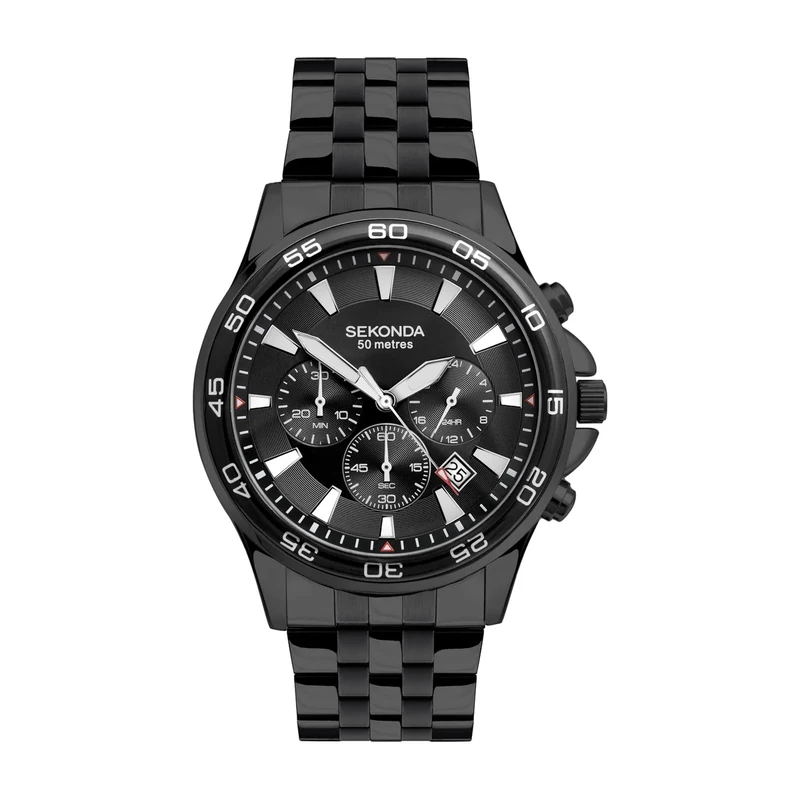 Sekonda Unisex-Adult Analog Japanese Quartz Watch with Stainless Steel Strap 30195