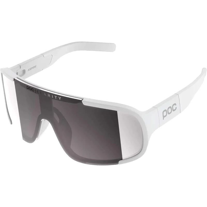 POC Aspire Sunglasses, Hydrogen White/Clarity Road/Sunny Silver, One Size