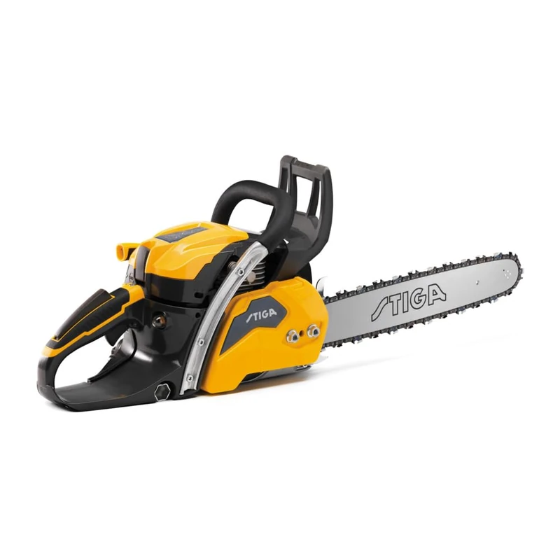 STIGA CS 750-18' Petrol Chainsaw with 46.5 cc Engine, 45 cm bar, VCS System, Manual Chain Brake and Magnesium crankcase