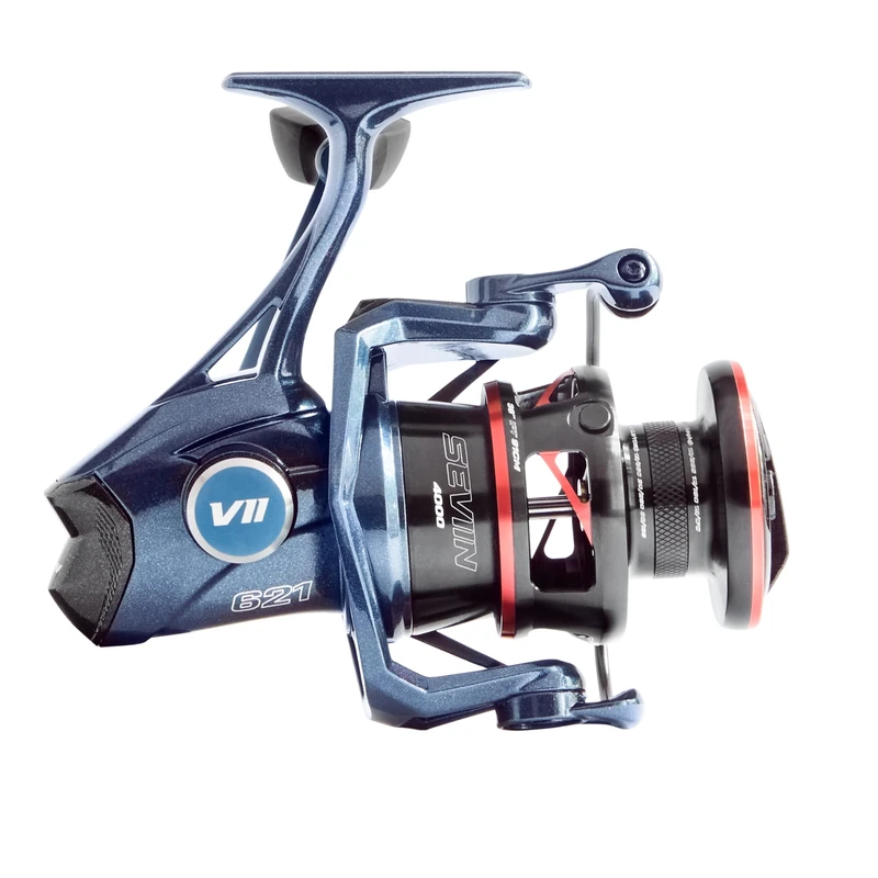 SEVIIN Gsw4000 Blue Saltwater Spinning Reel, 6.0 Gear Ratio, 7 Stainless Steel Bearings, Aluminum Alloy Handle, Braid Band, IPX5 Sealed, 1-Year Warranty - Image 1