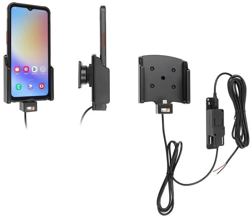 Brodit Device holder 727380 | Made in Sweden | with charging function for smartphones - Samsung Galaxy Xcover 7