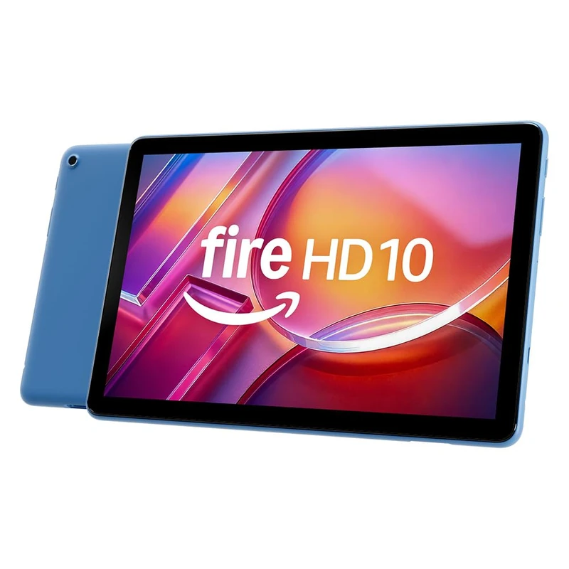 Amazon Fire HD 10 tablet (newest gen), built for relaxation, 10.1" vibrant Full HD screen, octa-core processor, 3 GB RAM, up to 13-h battery life, (2023 release), 32 GB, Ocean, with adverts