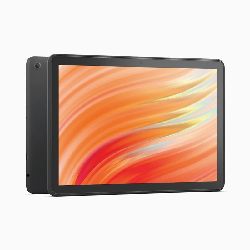 Certified and Refurbished Amazon Fire HD 10 tablet, built for relaxation, 10.1" vibrant Full HD screen, octa-core processor, 3 GB RAM, up to 13-h battery life, 64 GB, Black, with adverts