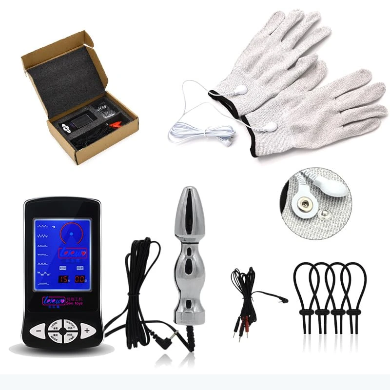 Bondage Masters E Stim Electro Sex, Butt Plug, Cock Rings & Mitts