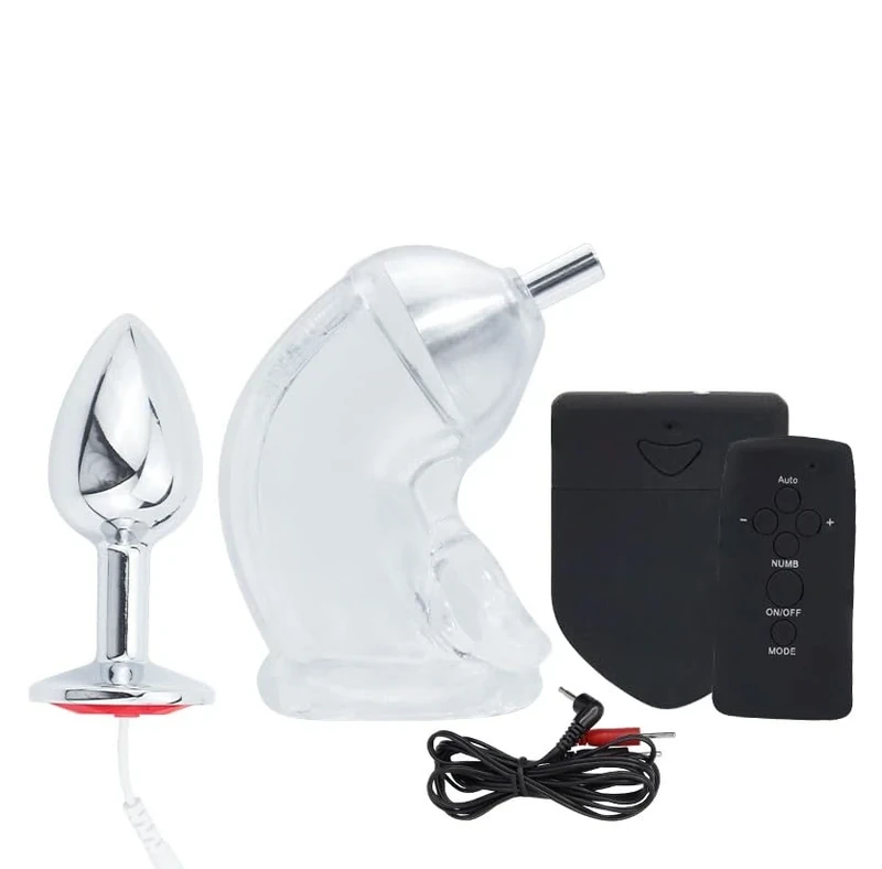 Bondage Masters E Stim Electro Sex Penis Sleave, Butt Plug, Remote Control