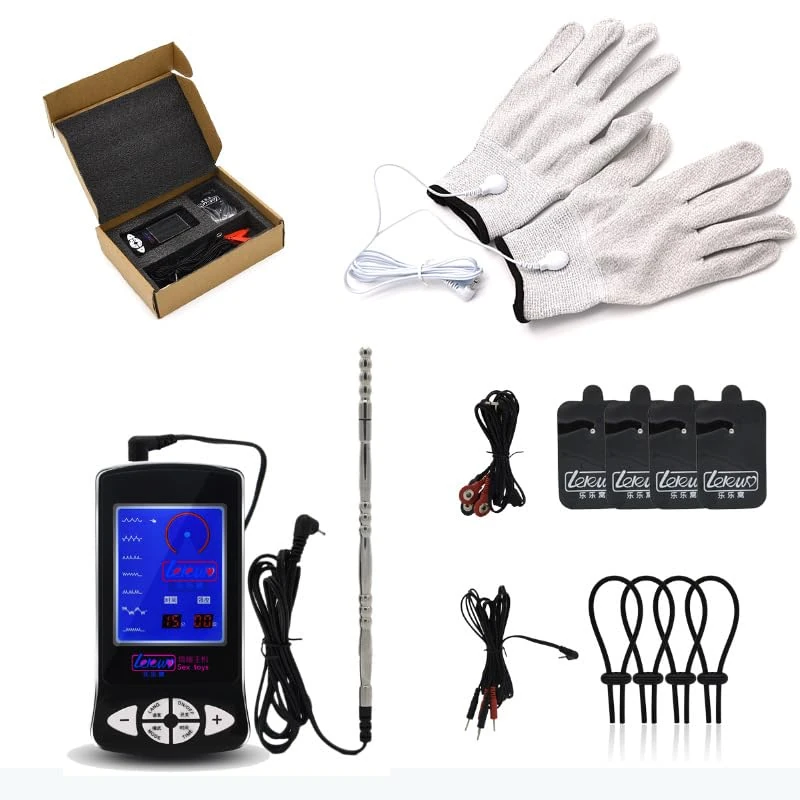 Bondage Masters E Stim Electro Sex, Urethral Plug, Mitts, Cock Rings & Patches