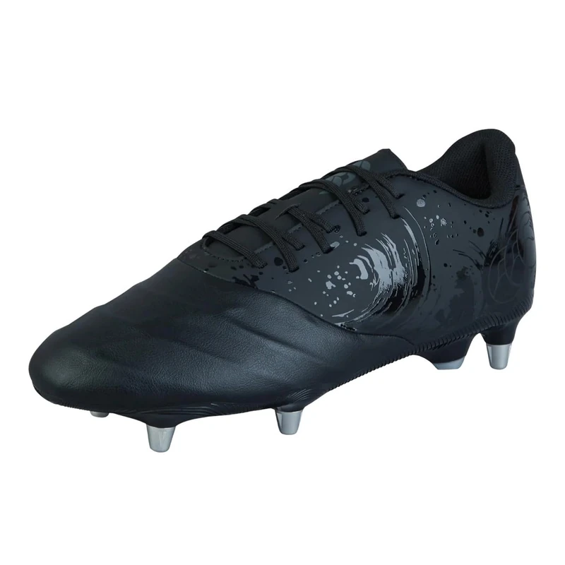 Canterbury Unisex Adult Phoenix Genesis Team Boots, Black/Silver Metallic 12