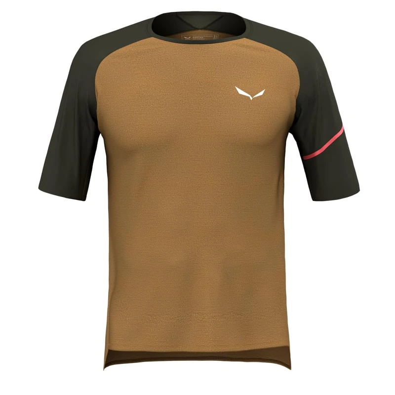 Salewa Vento Merino T-Shirt Men, Brown, L