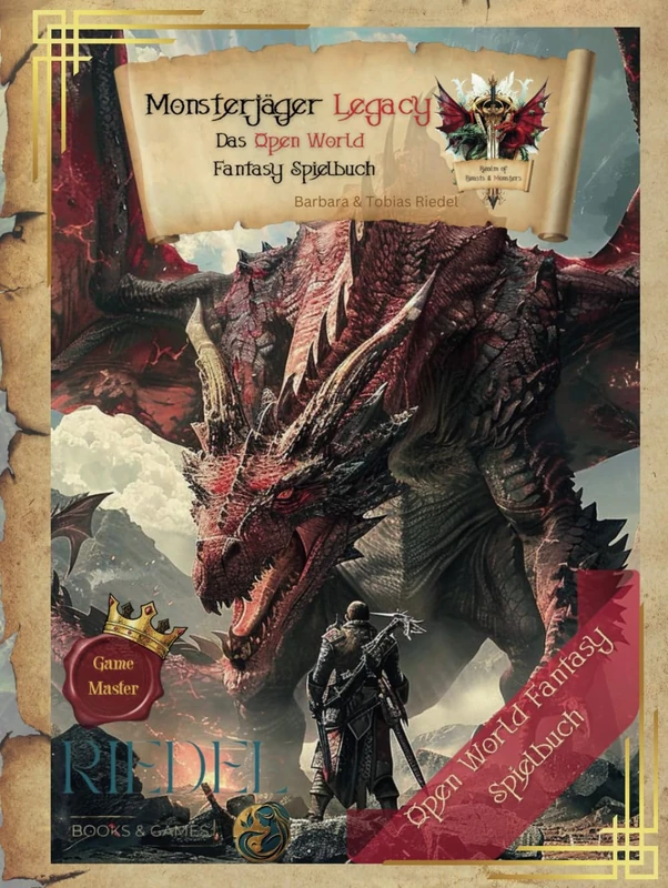 Monsterjäger | Das Legacy Fantasy Spielbuch | Rollenspielbuch | Wiederspielbares Legacy Spiel: Dein Charakter | Dein Abenteuer | Monsterjagd | ... Welt | Dungeons | Rollenspiel | Fantasy