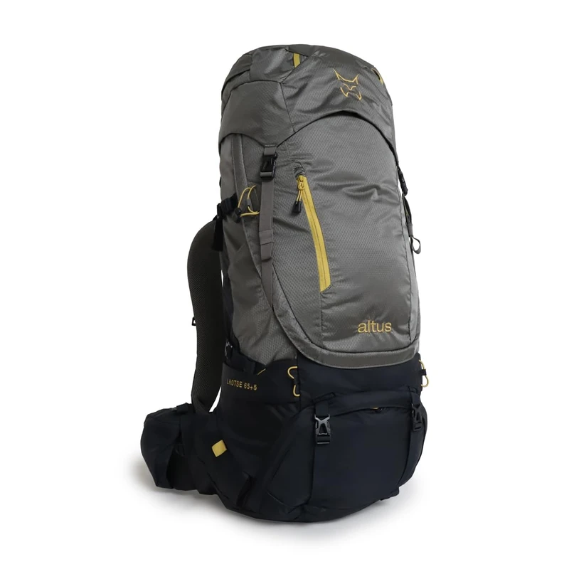 Mochila de Trekking de 65L + 5L con espalda regulable C: Antracita T: U