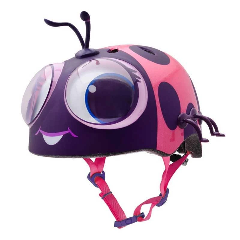 CPREME Helmet Toddler Googly Lady Bug FS Pink