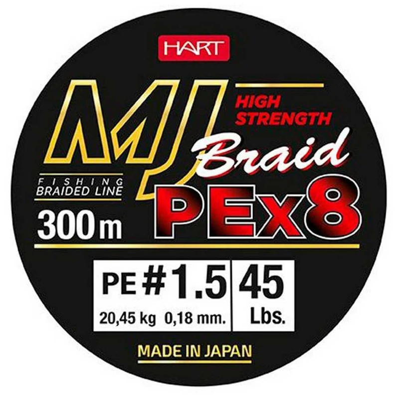 B/300m HART MJ Braid Multicolor 0,30mm - Image 1