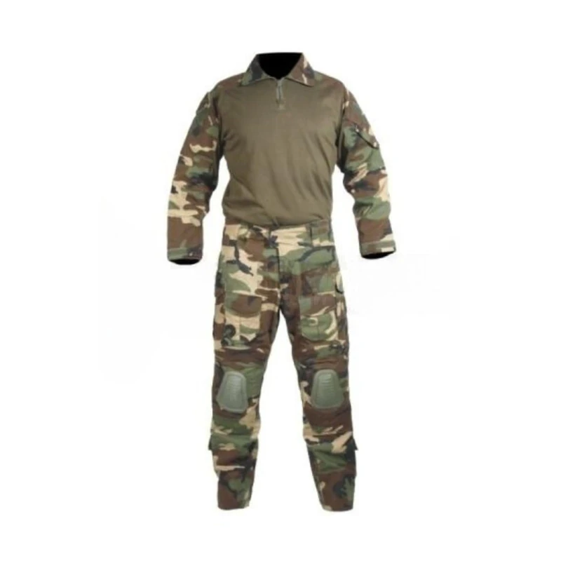 DELTA TACTICS Combat Uniform Woodland L