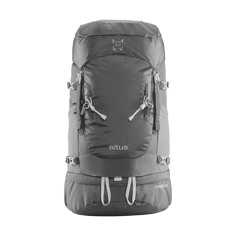 Mochila de travesia con espalda ventilada de 40 L. C: GRIS T: U