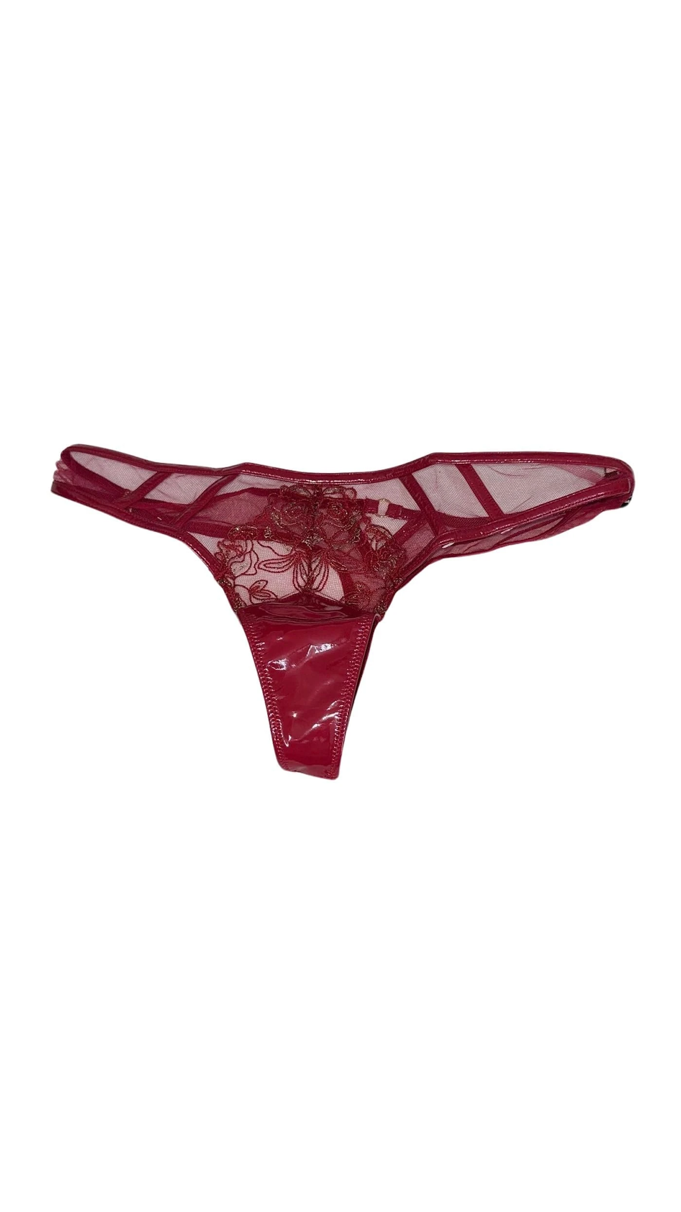 Victoria's Secret Midnight Affair Thong Panty Color Red New, Red, M