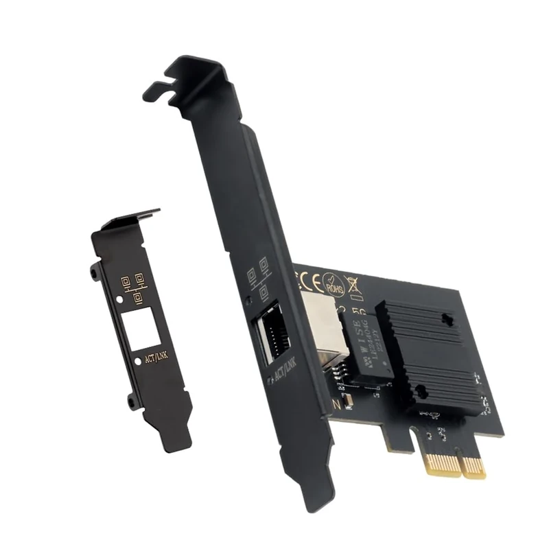 Spactz 2500Mbps RJ45 I226 Network Card 2.5G Gigabit Ethernet Single Ports 100/1000/2500Mbps Game Network Card for Desktop - Image 1