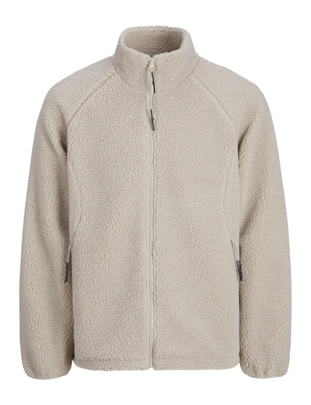 JACK & JONES Male Fleece Jacket, Chateau Gray, L - Image 1