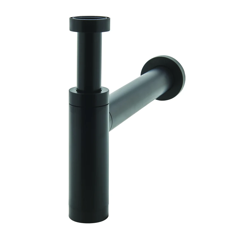 Wirquin, Black 30724757 Teos Design Basin Siphon
