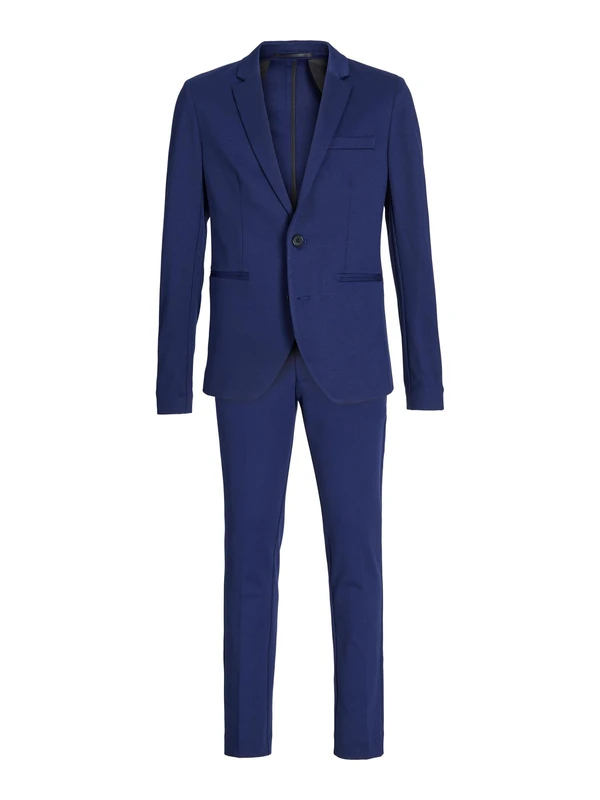 JACK&JONES JUNIOR Boys Jjejaxon Jersey Suit Noos Jnr Suit, Medieval Blue, 152
