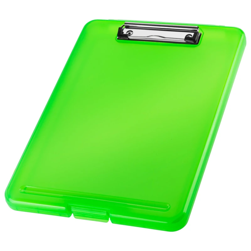 helit H2532050 Clipboard DIN A4 the Clip Green Translucent Clipboard Drawing Board