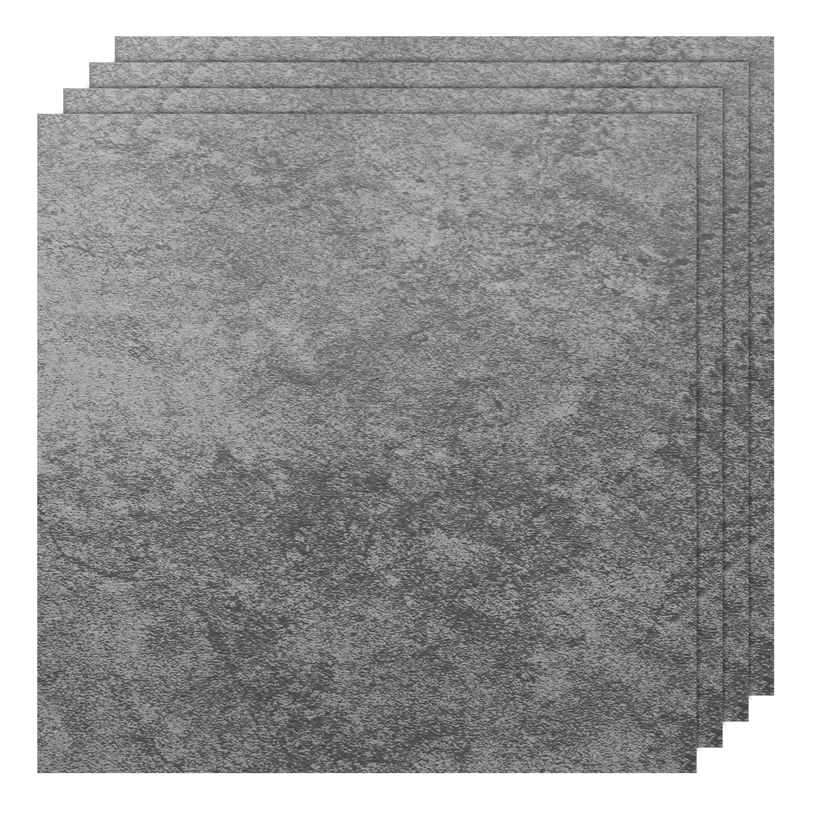 CYEER 40Pcs Vinyl Floor Tiles Self Adhesive, 30x 30cm Peel and Stick Grey Self Adhesive Floor Tiles Marble Effect, Waterproof Vinyl Flooring Stick On for Bathroom Kitchen Living Room