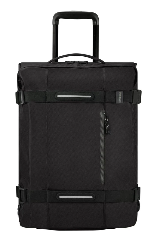 American Tourister Urban Track - Travel Bag/Backpack with 2 Wheels S, 55 cm, 45.5 L, Asphalt Black