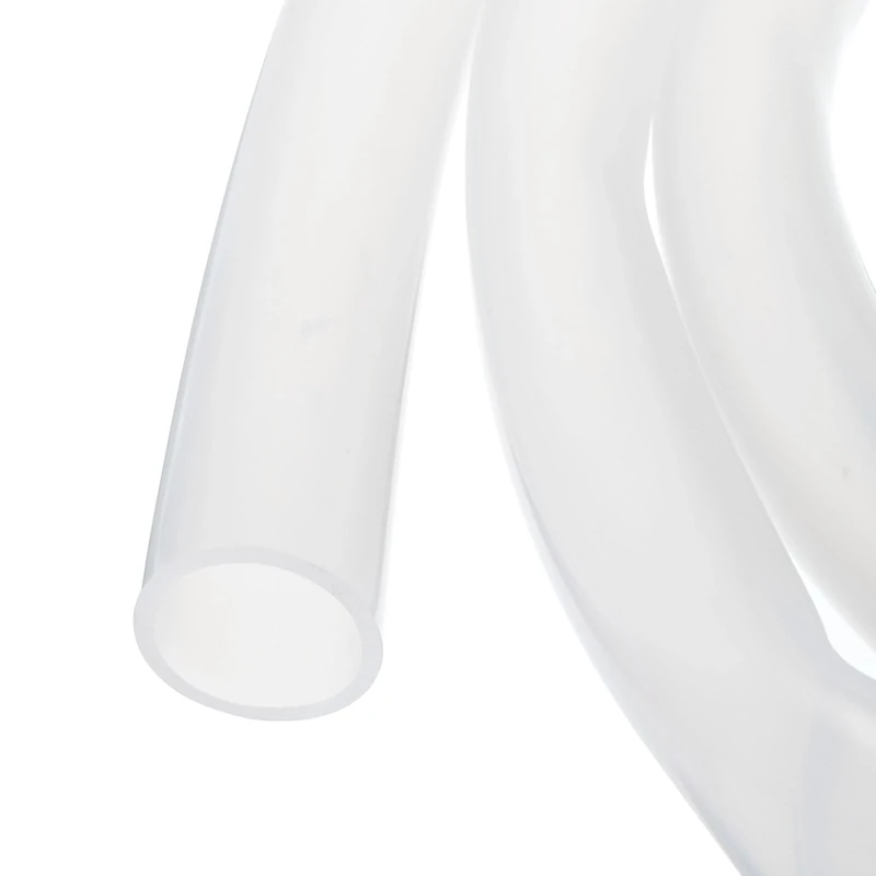 Rebower 10ft 1-1/4" ID x 1 1/2" OD Silicone Tubing Clear Industrial Plastic Tubing Pure Silicone Hoses for Pump Siphoning Draining Irrigation Brewing