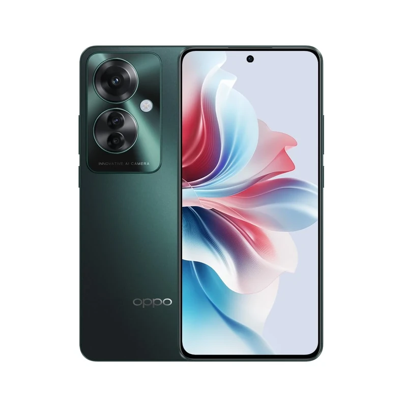 OPPO Reno11 F 5G Mediatek Dimensity 7050 Octa Core 6.7" FHD+ OLED 120 Hz 8GB RAM 256GB Storage ColorOS - CPH2603-Green