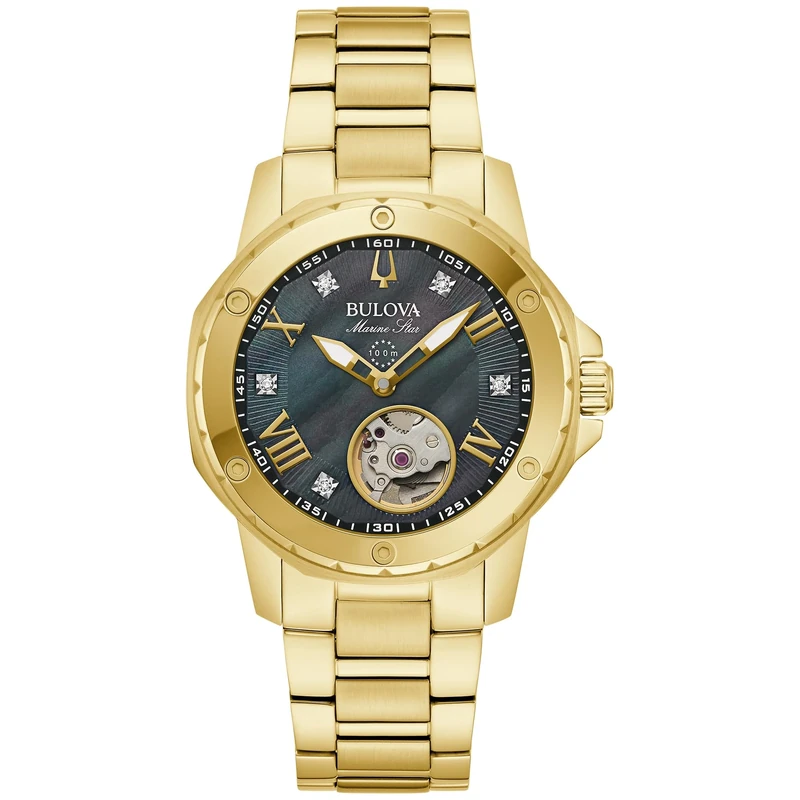Bulova Women Analogue Automatic Watch Marine Star