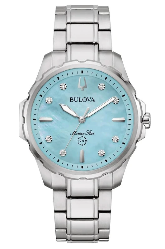 Bulova Women's Analogue Quartz Watch with Stainless Steel Strap 96P248