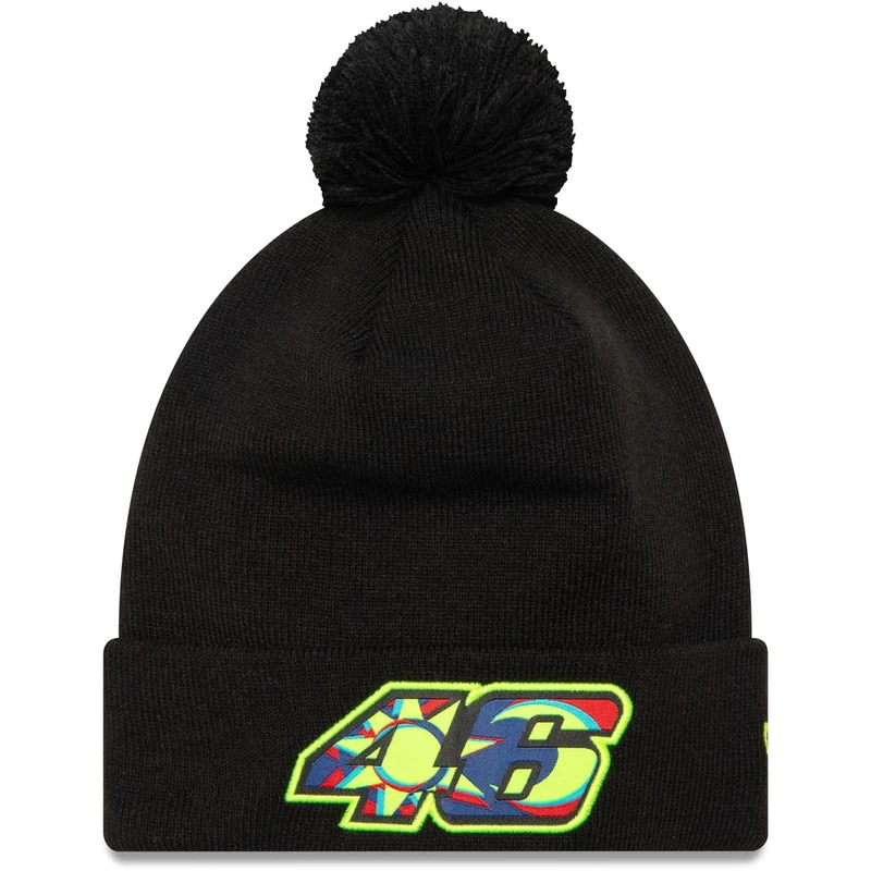 VR46 New ERA Fall 2024 Beanie,Man,Black,One Size - Image 1