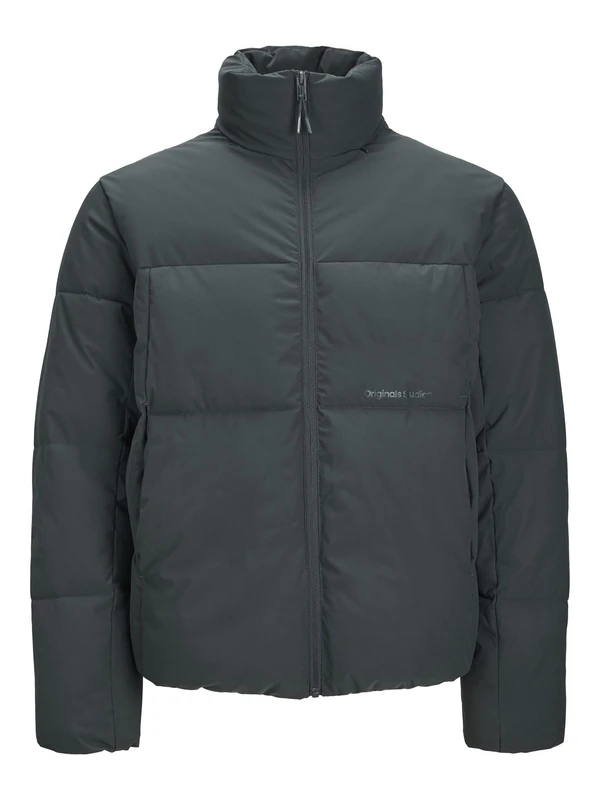 JACK & JONES Men's Jorvesterbro Blocking Puffer Jacket Bf Puffer Jacket, Forest River, XL