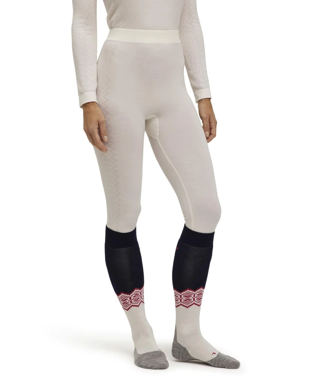 FALKE Women's Wool-Tech 3/4 Sports Functional Tights Thermal Underwear For Cold To Very Cold Weather Breathable Climate-Regulating Odour-Neutralising Sustainable Functional Yarn 1 Piece