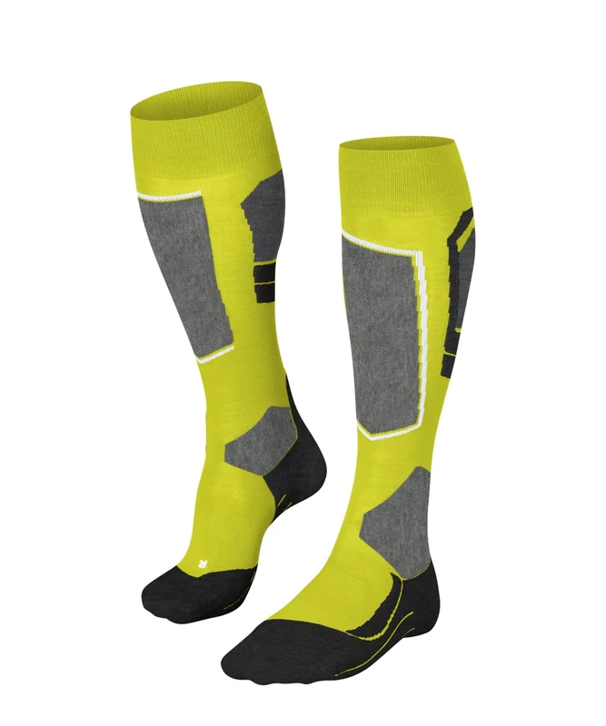 FALKE Men's SK4 Ski Socks Light Cushioning Anti Blister Thin Breathable Quick-Drying Climate-Regulating Odour-Neutralising Wool Functional Yarn 1 Pair