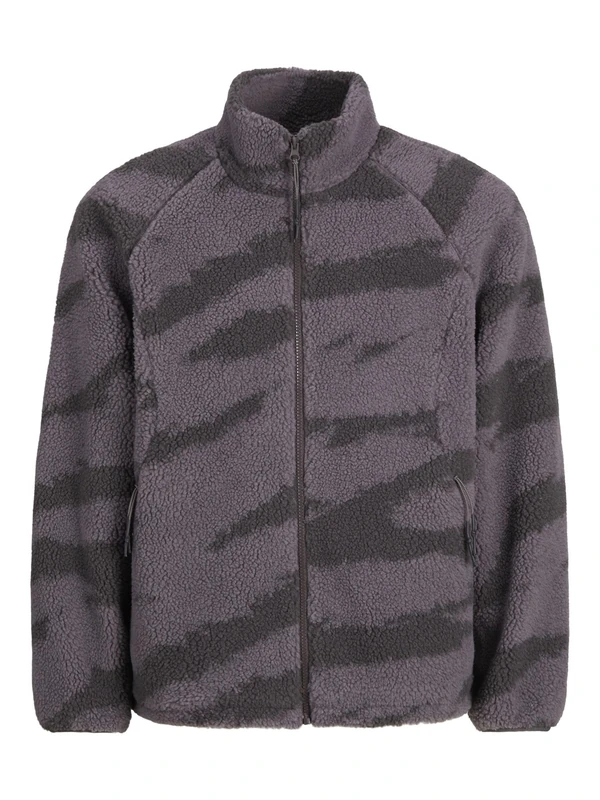 JACK & JONES Men's Jcoterrain Fleece Jacket Short, Pavement, S