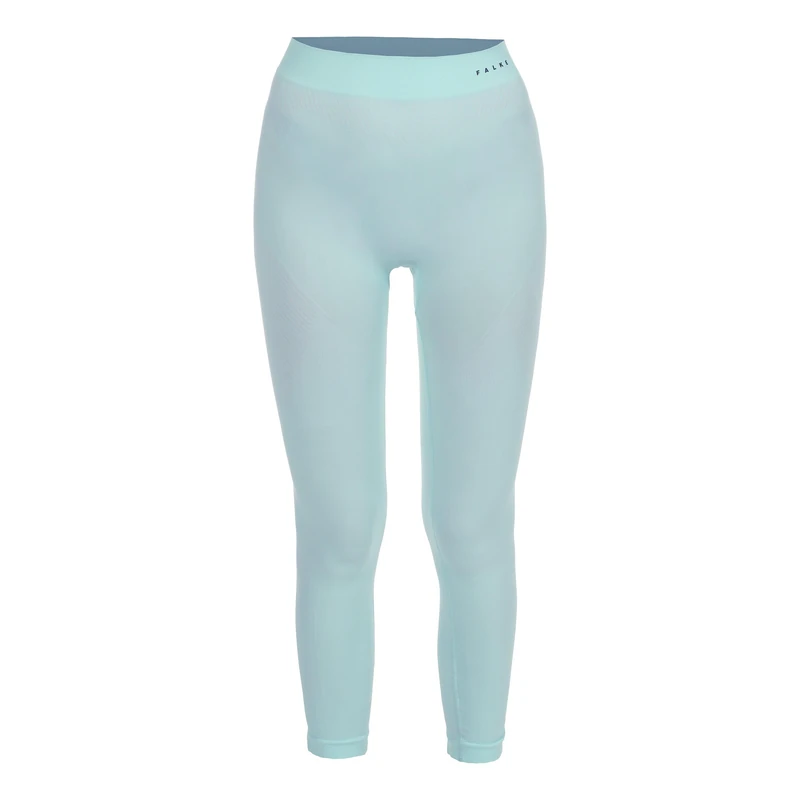 FALKE Women's Warm Long W Ti Functional Yarn Quick Dry 1 Piece Base Layer Bottom, Green Jade 7439, M