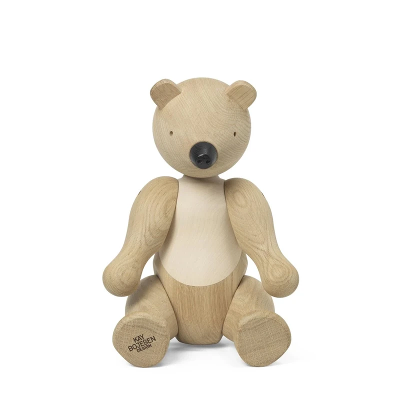 Kay Bojesen Bear Large Height 40 cm Oak/Maple